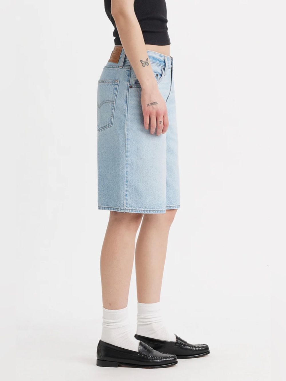 Levi’s Baggy Dad Jorts - Free People NEW - Picture 9 of 11